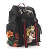 Image 1 : Gucci Black Techpack Embroidered Techno Canvas Backpack