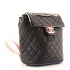 Image 1 : Chanel Black Multicolor Quilted Lambskin Cuba Urban Spirit Small Backpack