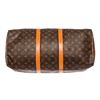 Image 4 : Louis Vuitton Brown Monogram Canvas Leather Keepall 50 cm Duffle Bag Luggage