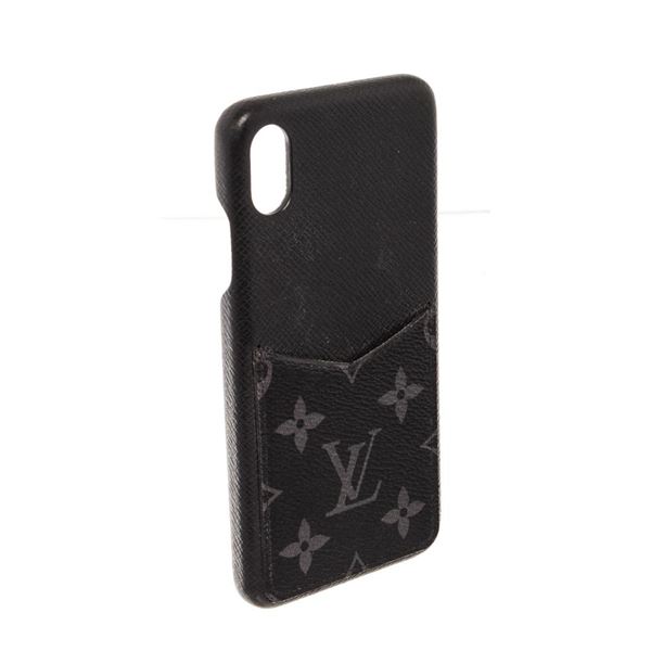 Louis Vuitton Black Monogram Eclipse Canvas Xs Max iPhone Bumper Case