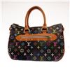 Image 2 : Louis Vuitton Black Monogram Multicolor Canvas Rita Handbag