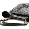 Image 4 : Chanel Black Quilted Glazed Calfkin Front Pocket Large Shopping Tote Bag