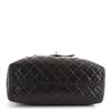 Image 5 : Chanel Black Quilted Glazed Calfkin Front Pocket Large Shopping Tote Bag
