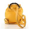Image 2 : Gucci Yellow Leather Bamboo Tassel Mini Backpack