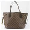 Image 1 : Louis Vuitton Damier Ebene Canvas Leather Neverfull PM Bag
