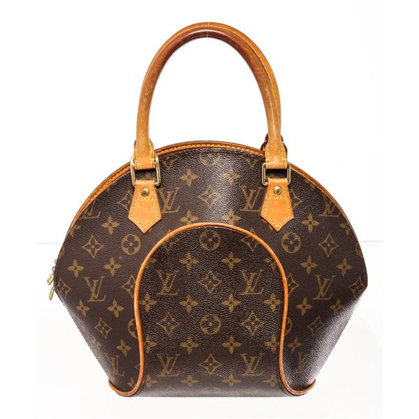 Louis Vuitton Brown Monogram Canvas Leather Ellipse PM Bag