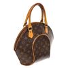 Image 3 : Louis Vuitton Brown Monogram Canvas Leather Ellipse PM Bag
