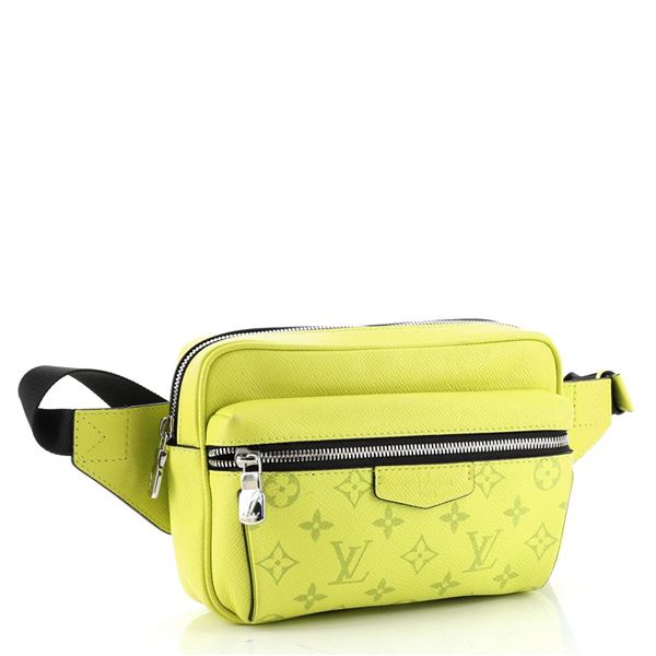 Louis Vuitton Green Taigarama Leather Outdoor BumBag