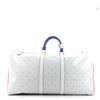 Image 2 : Louis Vuitton x NBA Basketball Grey Monogram Antarctica Canvas Keepall Bandoulie