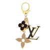 Image 1 : Louis Vuitton Gold-tone Multicolor Metal Fleur de Monogram Bag Charm