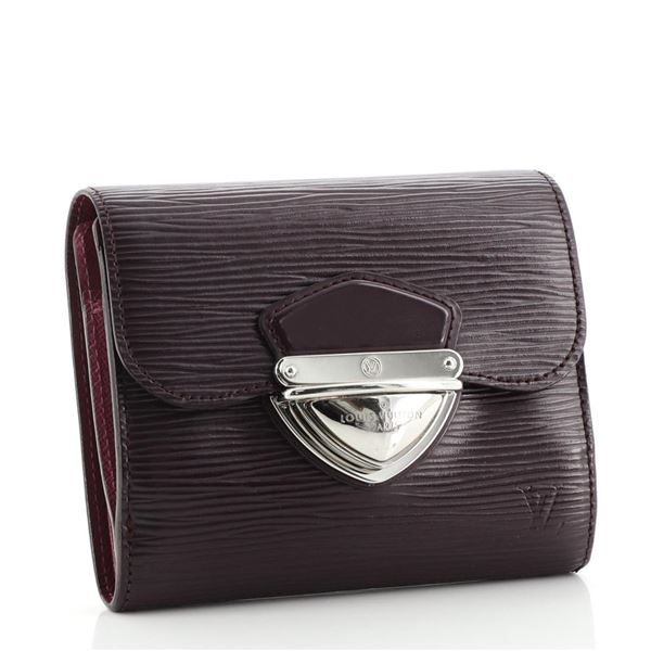 Louis Vuitton Purple Epi Leather Joey Wallet