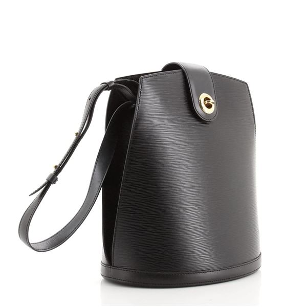 Louis Vuitton Black Epi Leather Cluny Shoulder Bag