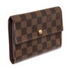 Image 2 : Louis Vuitton Brown Damier Ebene Porte Trifold Wallet