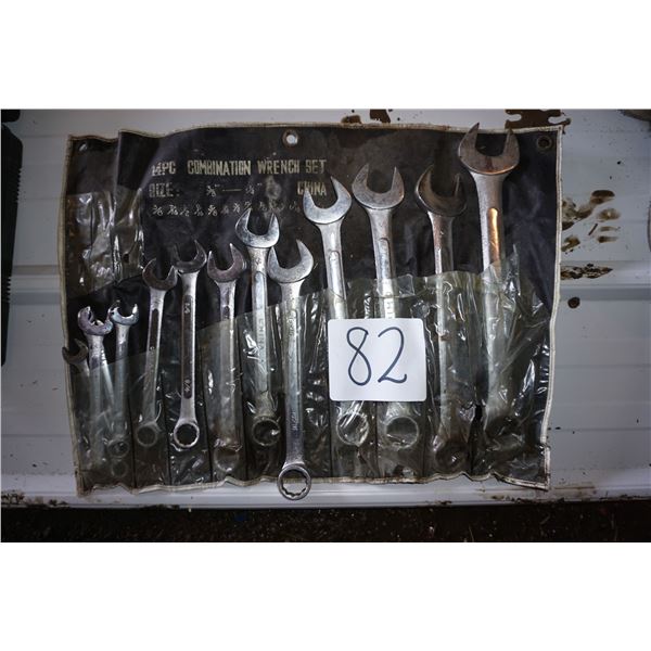 14pc Combo Wrench Set - 3/8in - 1 1/4in