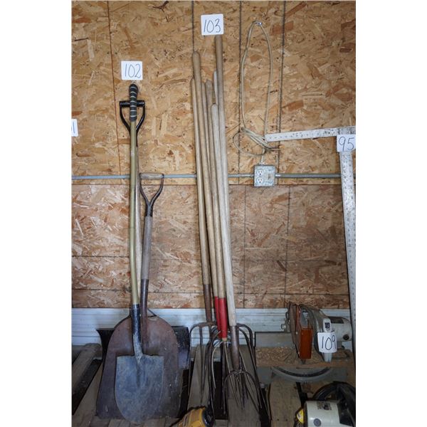 7 Misc Forks, Bale, Manure & Pitch