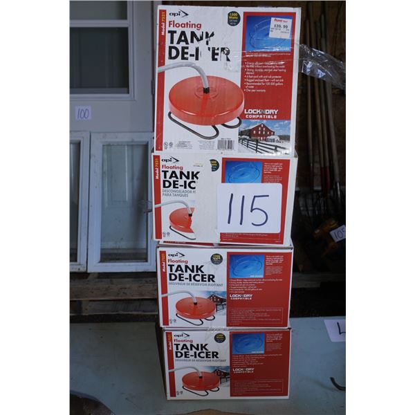 3 Floating Tank Heaters (2 new)