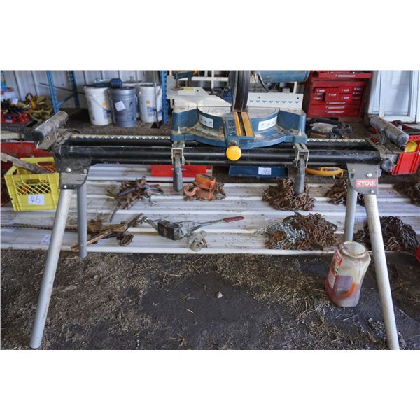 Ryobi Radial Arm Saw with Extendible Stand (2 pics)