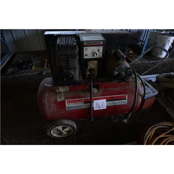 Sanborn Air Compressor, 3H, 220 Power, Magna Force