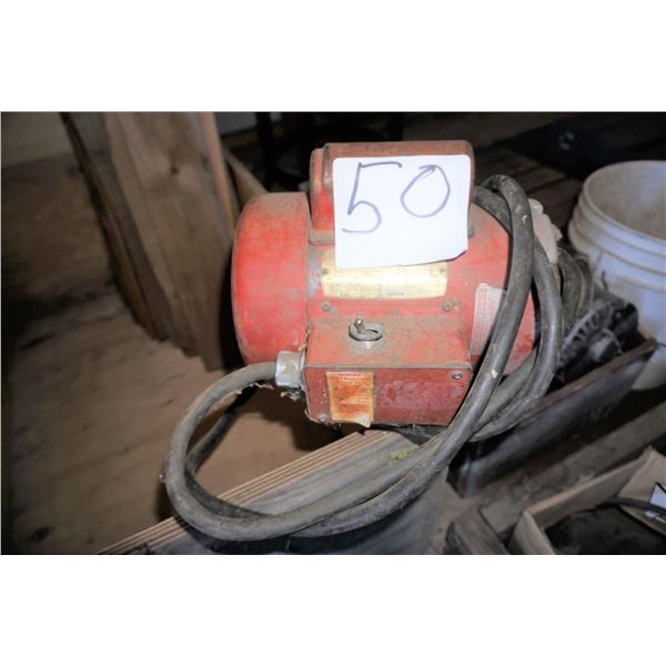 1HP Electric Motor - 1725 RPM with Switch