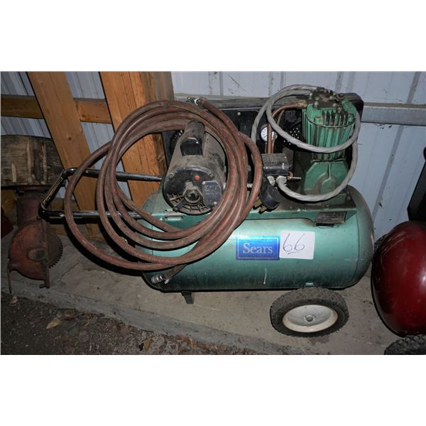 20gal Sears Air Compressor with Hose (Twin Head) 220volt