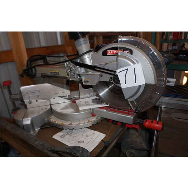 Craftsman 12inch Mitresaw - Laser Trac (picture out of place)