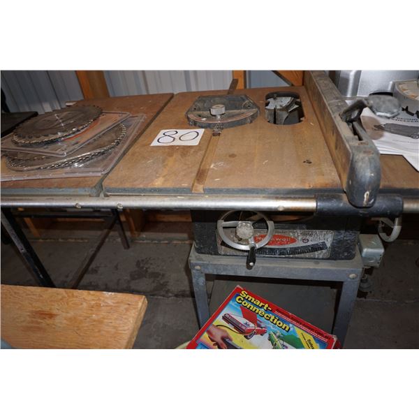 9inch Rockwell Table Saw and Blades
