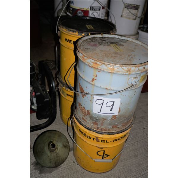 Steel Bin Bolts  (4 pails)