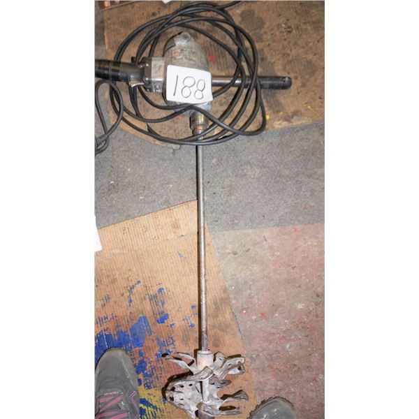 ½ Drill with paint mixer and attachment