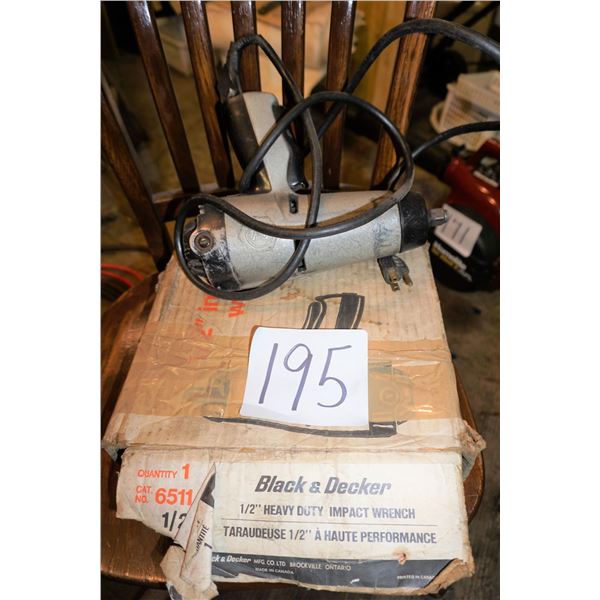 1/2in. B&D Electric Impact Wrench
