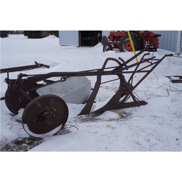 John Deere Model 559 Old hand operated single bottom breaking plough