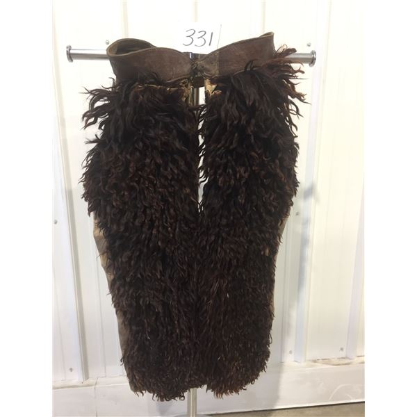 Chaps Angora Black - Maker Unknown