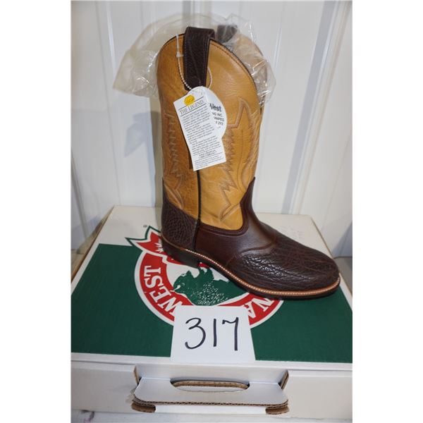 NEW Mens Roper 8081 Bramha Bullhide Leather Boots (Size 93E) Manmade Sole