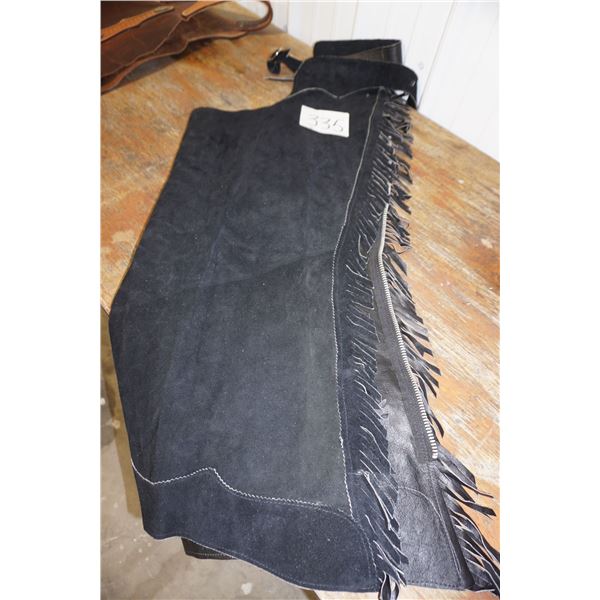 NEW Chaps Black Roughout Show - Medium (new)