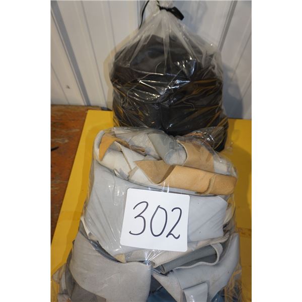2 Bags of Assorted Leather