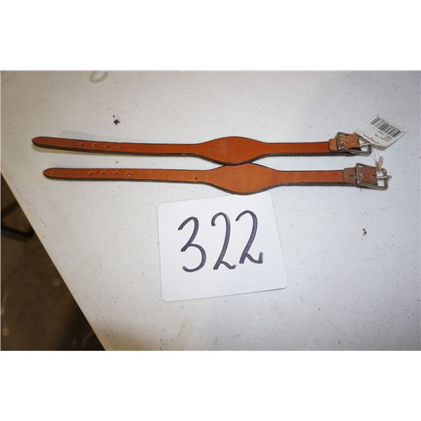NEW Western Rawhide Hobble Straps (new) (pecan)