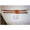 Image 1 : NEW Western Rawhide Hobble Straps (new) (pecan)