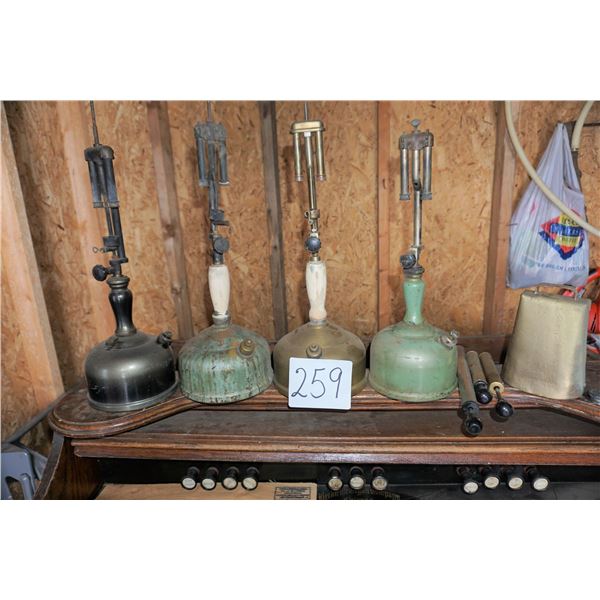 Old Lanterns and cow bell