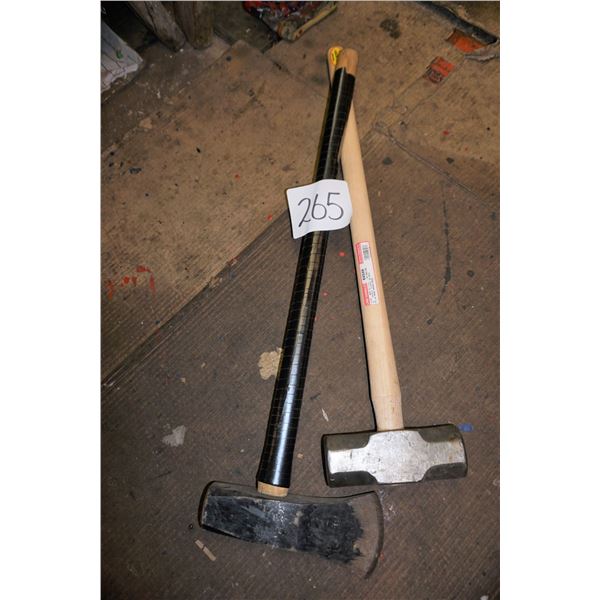 12lb Heavy Sledge Hammer & Splitting Axe