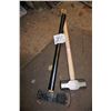 Image 1 : 12lb Heavy Sledge Hammer & Splitting Axe