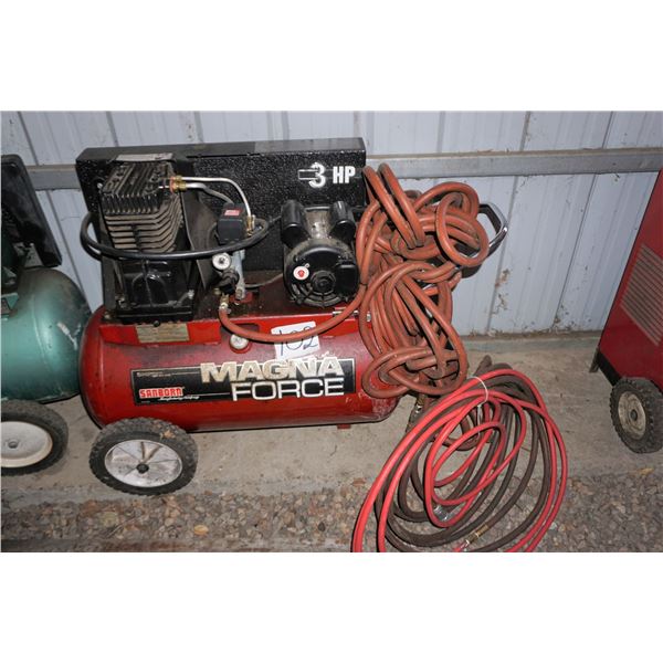 Magna Force 3HP Air Compressor with air hose