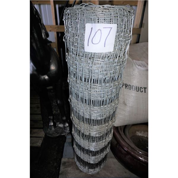 Roll of Page Wire 6in squares and 42in high