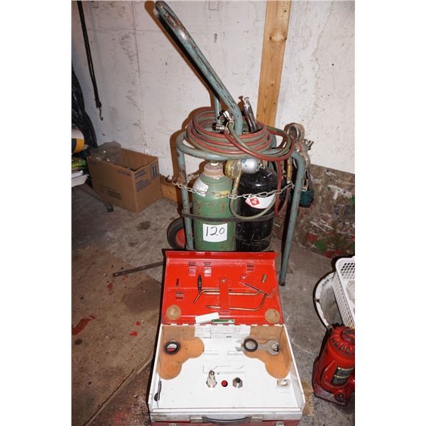 Cart, acetylene tanks (2) with accessory package