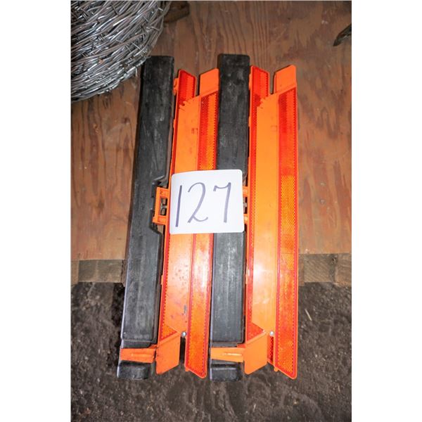 Flares and 2 emergency Road Triangles