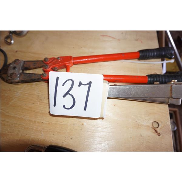 Bolt Cutter, Hammer Stapler with staples