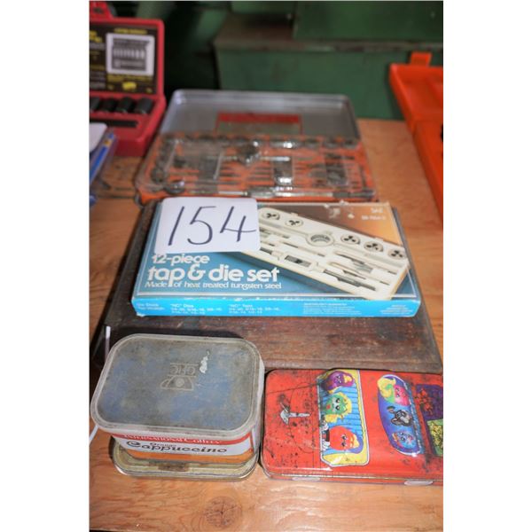 3 - 12pc Tap & Die Sets, One Blue Point, Allen Wrenches & Easy Outs