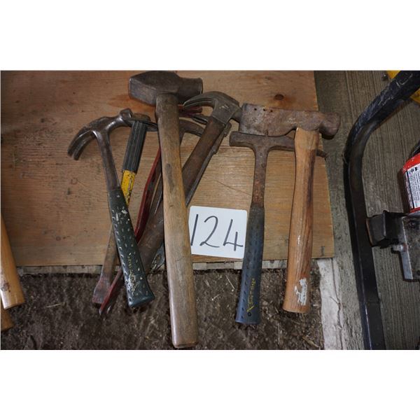 9 piece assortment of Hammers ETC