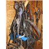 Image 1 : Show harness, used once, chrome spreaders, chrome hames, chrome teardrops. Good for 1100 to 1400LB h