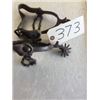 Image 2 : Vintage Spurs with Heel Chains and Straps