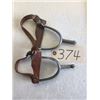 Image 1 : Vintage Spurs English with Heel Straps marked M.MFG.Co (1915)