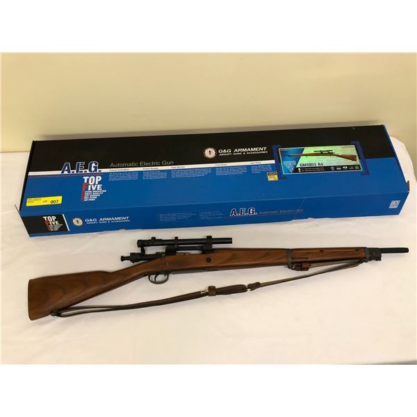 Airsoft GM1903 A4 - "Sniper" with scope and sling.